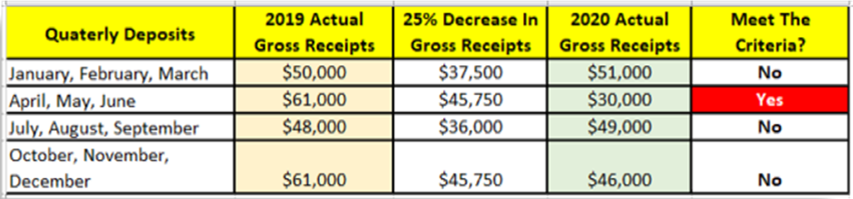 Second Draw PPP Loan Analysis Grid